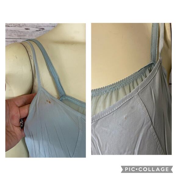 Transit Par Such slip dress and under slip in a light blue size 4 - Picture 11 of 11